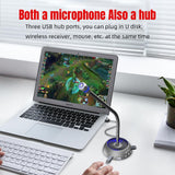 High-Quality Usb Noise-Cancelling Microphone - Black-1915196900131344390