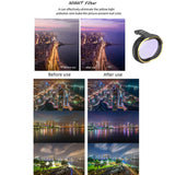 8-In-1 Lens Filter Kit For Fimi X8 Mini Drone - Uv Cpl Nd8 Nd16 Nd32 Star Night Filters-1915197648533590023