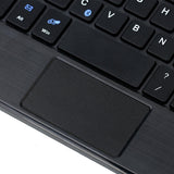 Detachable Bluetooth Keyboard Leather Tablet Case For Ipad Mini 6 With Touchpad & Holder - Black-1915196908301848580