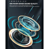 Xt80 Tws Dual Mode Bluetooth Earphones With Breathing Light And Charging Box - Black-1915196965998694403