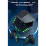Xt80 Tws Dual Mode Bluetooth Earphones With Breathing Light And Charging Box - Black-1915196965998694405