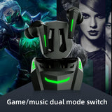 Xt80 Tws Dual Mode Bluetooth Earphones With Breathing Light And Charging Box - Black-1915196965998694406