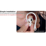 Imak Wireless Earphones With Anti-Lost Lanyard And Ear Hook - 1 Pair White-1915196855231320068