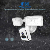 Wireless Floodlight Camera With Night Vision & Pir Detection - 3Mp-1915196523122135045