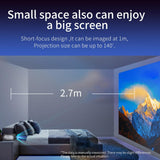 720P Home Theater Projector - 200 Ansi Lumens - Silver Grey-1915196653896339462