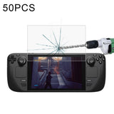 50-Pack Tempered Glass Film For Steam Deck Console - 0.26Mm 9H 2.5D-1915198322302390272