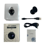 Mini Wifi Camera With Infrared Night Vision And Base - Black-1915196947338235910