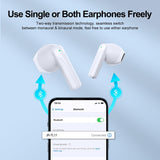 True Wireless Bluetooth Earphones With Dual-Mic - Black-1915196884809551878