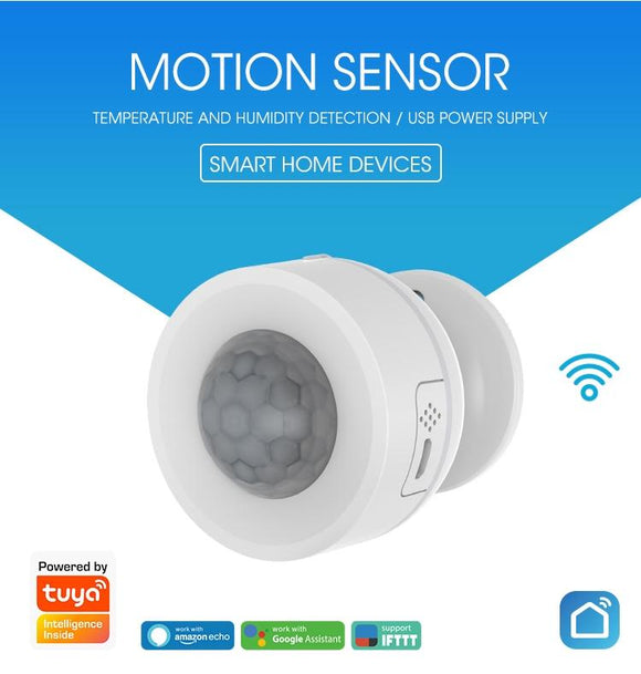 Smart Wifi Motion Sensor With Temp & Humidity - Pd07W-1915197236439027713