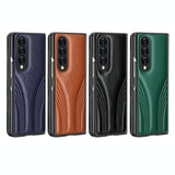 Embossed Folding Case For Samsung Galaxy Z Fold 4 - Blue-1915196526708264961
