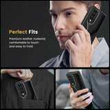 Embossed Folding Case For Samsung Galaxy Z Fold 4 - Blue-1915196526708264966