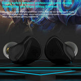 Obsidian Black Kz-Vxs Ten-Unit Coil Iron Bluetooth Earphones For Sports-1915196952245571589