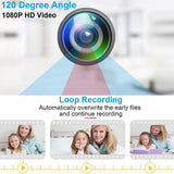 1080P Night Vision Surveillance Camera - Black-1915196841675329540
