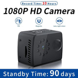Mini 1080P Hd Camcorder Night Vision Pir Motion Action Micro Camera Black-1915197126393073666