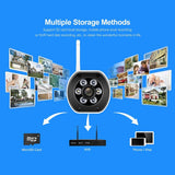 Mini Dual Wifi Outdoor Security Camera With 5.0Mp Resolution And Night Vision - Ip66 Waterproof-1915196655603421193