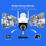 20X Optical Zoom 5.0Mp Wifi Ip66 Waterproof Ai Auto Tracking H.265 Video Surveillance - White-1915196658531045378