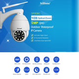 10X Zoom Wifi Ip Camera - Waterproof White-1915196654743588865