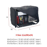 Waterproof Generator Cover - 66X51X51Cm - Black Oxford Cloth-1915196953986207746