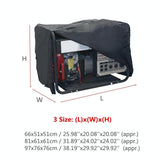 Waterproof Generator Cover - 97X76X76Cm - Black Oxford Cloth-1915196652021485570