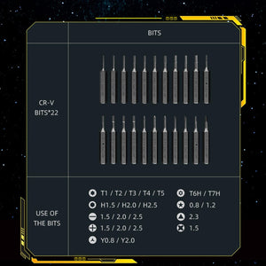 69-In-1 Multi-Function Screwdriver Set With Assemblable Blocks-1915197675117088769