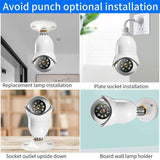 2.0Mp Wifi Light Bulb Camera With Motion Detection And Night Vision - Dual Light Source White-1915197118990127112