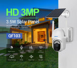 Wireless Solar Camera With Pir Alarm & Cloud Storage - 3Mp Full Colour Night Vision Two-Way Audio-1915198438195204097
