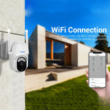 Wireless Solar Camera With Pir Alarm & Cloud Storage - 3Mp Full Colour Night Vision Two-Way Audio-1915198438195204103