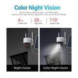 2Mp Solar Wifi Camera With Night Vision And Two-Way Audio - Black-1915196871832375299