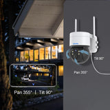 2Mp Solar Wifi Camera With Night Vision And Two-Way Audio - Black-1915196871832375302