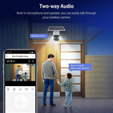 Solar Wifi Ptz Camera With Pir Detection - 2.4G - Battery Powered-1915197206688829447