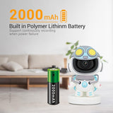 2Mp Wifi Camera With Motion Detection Tracking Sound Alarm Cloud Storage Two-Way Audio Night Vision-1915197797586571269