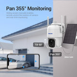Smart Solar Camera With Night Vision And Two-Way Voice Intercom-1915197737553498119