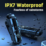 Waterproof Earphones For Driving And Riding - Black-1915196934491082755
