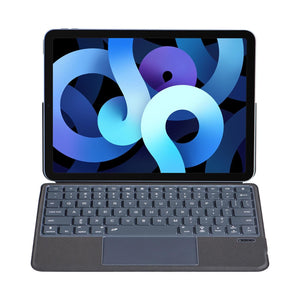 Bluetooth Keyboard Leather Case For Ipad Air 11 / 10.9 / 10.5 / Pro 11 - Black-1915196929445335041