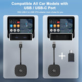 Carplay Adapter For Iphone - Carbon Fiber Usb & Usb-C-1915196945736011781