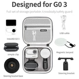 Insta360 Go 3 Portable Storage Case - Pu Material-1915196914681384962