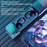 Intelligent Bluetooth Earphones With Digital Display - Colourful-1915197759154163717