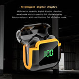 Intelligent Bluetooth Earphones With Digital Display - Pro 90 Hifi Black-1915197147087769603