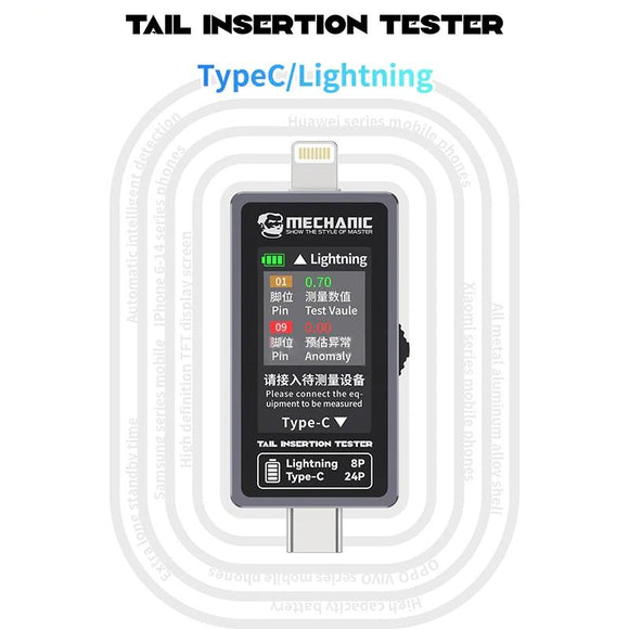 High Precision Digital Display Tail Insertion Tester For Lightning Devices-1915197252327051265