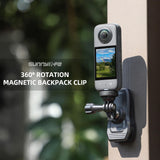 360 Degree Swivel Backpack Clip For Magnetic Action Camera Mount-1915196808078954498