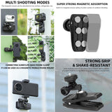 360 Degree Swivel Backpack Clip For Magnetic Action Camera Mount-1915196808078954502