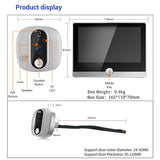 Smart Wifi Door Viewer With Wide-Angle Pir & Night Vision 1080P 4.3 Inch Dingdong Photo-1915197120667848706