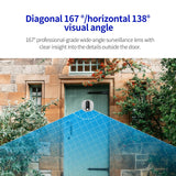 Smart Wifi Door Viewer With Wide-Angle Pir & Night Vision 1080P 4.3 Inch Dingdong Photo-1915197120667848711