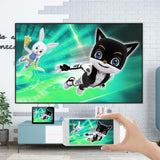 Portable Mini Projector For Kids - 1080P Led Same Screen Version-1915197828410511367