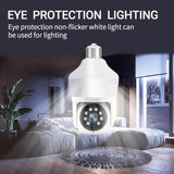 Smart Night Vision Camera With Motion Tracking And Voice Intercom - White-1915196886860566531