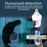 Smart Night Vision Camera With Motion Tracking And Voice Intercom - White-1915196886860566535