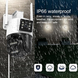 Smart Dual Dome Camera With Humanoid Recognition And Wifi Alarm-1915196527433879556