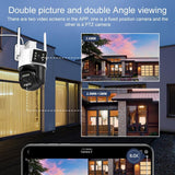 Smart Dual Dome Camera With Humanoid Recognition And Wifi Alarm-1915196527433879558