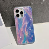 Blue Dream Starry Gradient Dual Layer Iphone 15 Acrylic Tpu Case-1915196658069671937