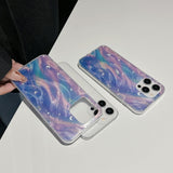 Blue Dream Starry Gradient Dual Layer Iphone 15 Acrylic Tpu Case-1915196658069671938